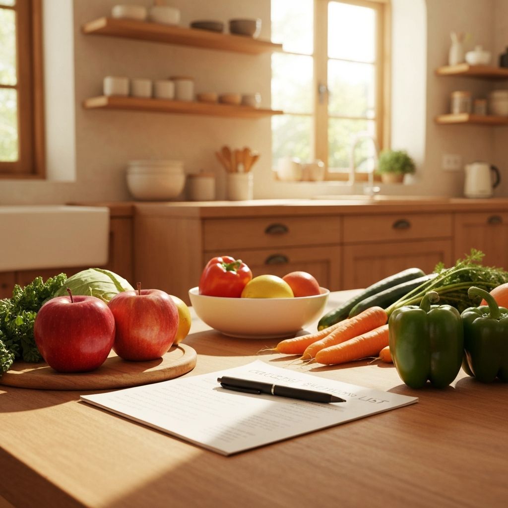 Planowanie zakupów spożywczych